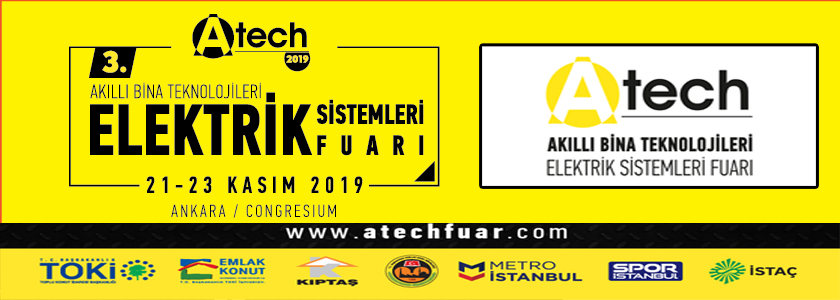 ATECH Akıllı Bina Teknolojileri Elektrik Sistemleri Fuarı ostim rehber